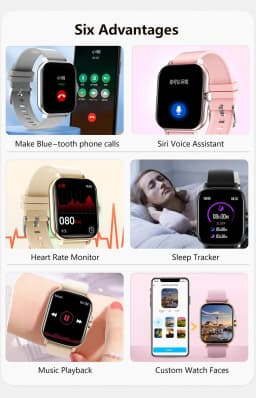 LAXASFIT 2025 New Men's Smart Watch Women's Gift Full Touch Screen Sports Fitness Watch Bluetooth Call Smart Watch