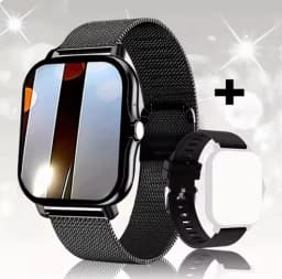 LAXASFIT 2025 New Men's Smart Watch Women's Gift Full Touch Screen Sports Fitness Watch Bluetooth Call Smart Watch