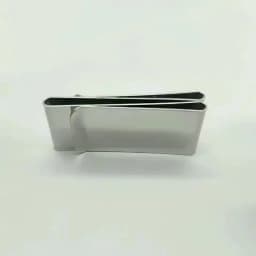 Stainless Steel Double Sided Metal Money Clips High Quality Men Women Simple Silver Dollar Cash Clamp Credit Card Holder Wallets