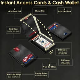 RFID Luxury Brand Men Wallet Bank Credit Card Holder Minimalist Wallet Mini Bag Business Male Cardholder Case Wallets for Men