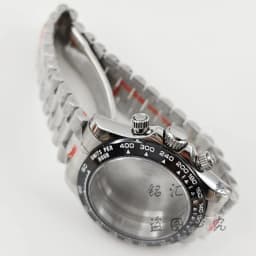 VK63 40mm Daytona Black Bezel Presidential Bracelet Watch Case Sapphire Glass Watch Accessories for VK63 VK64 Quartz Movement