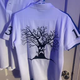 Retro Haunted Mound Polo Shirt Y2K Clothes Mens Womens Harajuku Hip Hop Letter Embroidery Oversized Tshirt Short Sleeve Tops