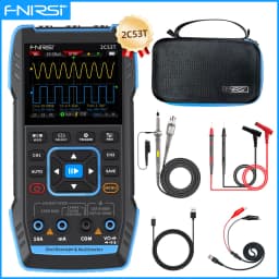 FNIRSI 2C23T 2C53T Upgrade 50MHz Handheld Digital Oscilloscope Multimeter Signal Generator 3 in 1 Dual Channel Automotive Tools
