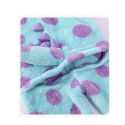 Family Monster Cosplay Sully Costume Blue Anime Outfit Coral Fleece Warm Women Men Boy Girl Halloween Christmas Onesie Jumpsuit