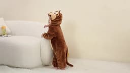 Baby Rompers Winter Kigurumi Lion Costume For Girls Boys Toddler Animal Jumpsuit Infant Clothes Pyjamas Kids Overalls Ropa Bebes