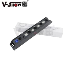 V-show 4 Port DMX512 And 4 Power Splitter For Dj Disco Stage Light Control