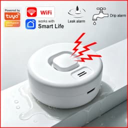 Tuya WiFi Water Leak Detector Smart Life App Flood Sensor High Decibel Alarm Kitchen Bathroom Overflow Leakage Remote Alert
