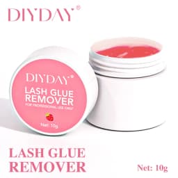 DIYDAY Eyelash Glue Remover No Irritation Ultra-Fast Cleaning Lash Cream Safe for Sensitive Eyes Easy Removal for False Lashes