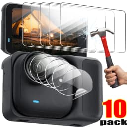 Screen Protector for Insta360 GO Ultra Action Camera Protective Tempered Glass with Lens TPU Film for Insta GO Ultra Accessories