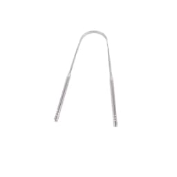 4Colors Stainless Steel Tongue Scraper Metal Tongue Fresh Breath Cleaning Coated Toothbrush Oral Hygiene Scrapper Cleaning Tools