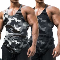 Camouflage Summer Fitness Tank Top Men Bodybuilding New Gyms Clothing Fitness Men Shirt Slim Fit Vests Mesh Singlets Muscle Tops