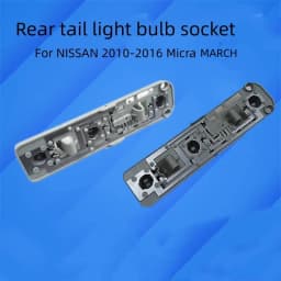 For NISSAN 2010-2016 MARCH Micra Tail Light Socket Rear Tail Lamp Socket Rear Headlight Bulb Plug Taillight Holder