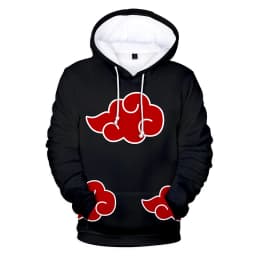 Bandai Naruto 3D Anime Hoodie – Men's Streetwear, Cosplay, Harajuku & Y2K Style – Trendy & Comfortable