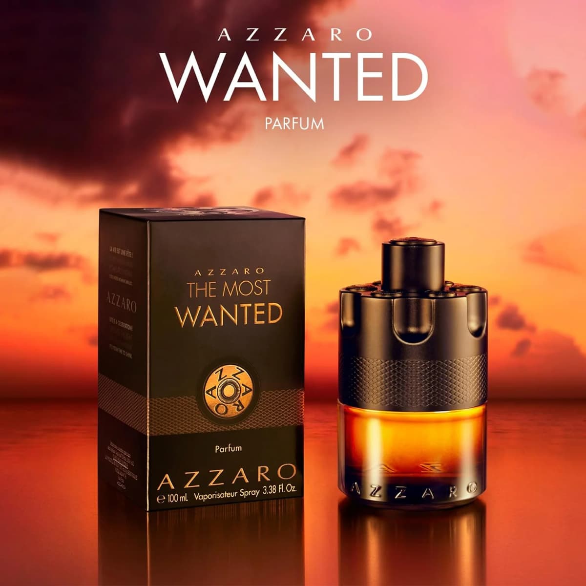 Azzaro The Most Wanted Parfum - Spicy Woody Cologne 100ml Fragrance with Ginger, Woody Notes & Bourbon Vanilla - Long Lasting - Enhancing Scent Perfect for Fall and Winter