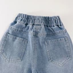 Girls BlingBling Denim Pants New Baby Diamond Bow Print Jeans Children Clothes Kids Straight Legged Pants Loose Trousers 2-10Y