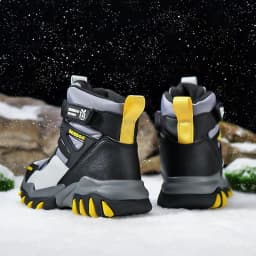 Winter Fashion High-top Sneakers for Children Warm Plush Snow Boots Child Waterproof Sneakers Boys Non-Slip Outdoor Boots 30-39