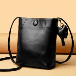 100% Genuine Leather Shoulder Bag Women Crossbody Purse Designer Top Layer Plant Tanned Cowhide Phone Luxury Vertical Soft Bag