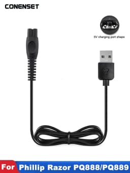 5V USB Charger For Philips Norelco S3000 Series S3208 S3109 S3108 S3209 S1118 S1213 S3202 Shaver