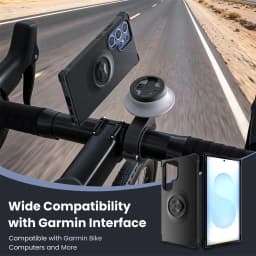 Case for Samsung Galaxy S24/S25/S26/Plus/Ultra,compatible with Garmin Bike Computer Holder,for MTB/Road EBicycle Cycling Mount