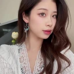 Vintage Fox Mask Earrings Crane Earrings For Women Mythological Animals Shaped Jewelry Fan Shaped Pendant Tassel Ear Clip Gifts