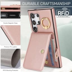 for Samsung Galaxy S26/S25/S24/S23/S22 Ultra/S23 FE/Note 20 Ultra Wallet Case with Card Holder,Flip Folio Book PU Leather Cover
