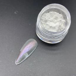 1Jar Polarized Chrome Nail Powder Chameleon Pigment Powder Pearl Luster Dual Color Magic Mirror Powder for Nail Art Decoration*@