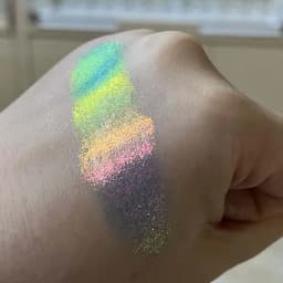 1Jar Polarized Chrome Nail Powder Chameleon Pigment Powder Pearl Luster Dual Color Magic Mirror Powder for Nail Art Decoration*@