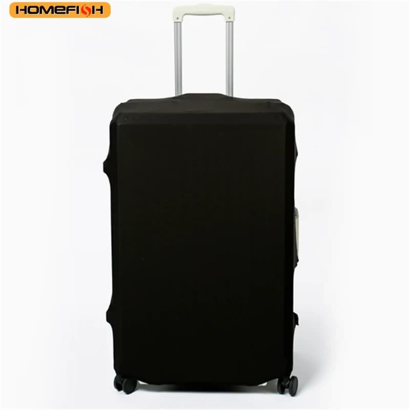HOMEFISH Elastic Luggage Dust‑proof Protector Cover, Solid Color Universal Suitcase Skin for Travel Luggage