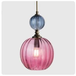Nordic Modern Glass Chandelier Restaurant Bar Bedside Bedroom Creative Color Chandelier Interior Decoration Lighting Fixtures