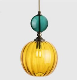 Nordic Modern Glass Chandelier Restaurant Bar Bedside Bedroom Creative Color Chandelier Interior Decoration Lighting Fixtures
