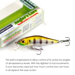 COUNTBASS Minnow Wobblers Angler's Fishing Lures Floating Shad Jerk Your Bait , Diving Depth 0.8-1m Leurre Hard Baits 55mm 4.7g