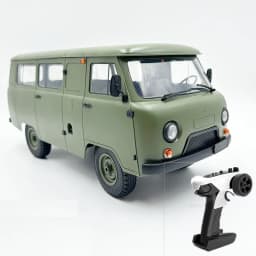 WPL UAZ-452 Remote Control Off Road Pickup Minivan Full Proportional 2.4G 4WD Drive Children Toy Truck Model YA3-452 Буханка