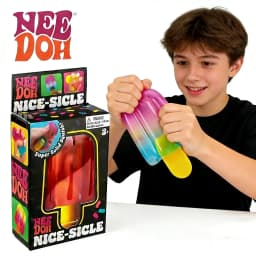 Needoh Schylling Duang Cube Sensory Toy, Gradient Popsicle Stress Relief Cube, Calms Anxiety, Boosts Focus & Aids ADHD
