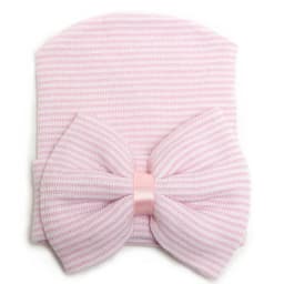 Infant Baby Beanie Caps Hat Boys Girls Toddler Cotton Bowknot Newborn Comfy Soft Hospital Cap