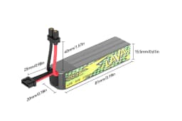 BETAFPV LAVA II 2S-3S 580mAh/680mah 95C Battery XT30 Connector For Pavo Pico II Pavo Femto Pavo20 Pro II FPV Racing Drone