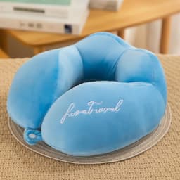 Neck Pillow Airplane Car Pillow Travel Healthcare Soft Travel Pillow U Shaped Nap Neck Cushion PP Cotton