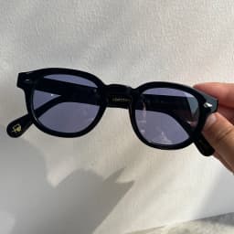 44/46/49size Black Acetate Sunglasses Man Johnny Depp Lemtosh Polarized Glasses Woman Luxury Brand Vintage Fashion Eyeglasses