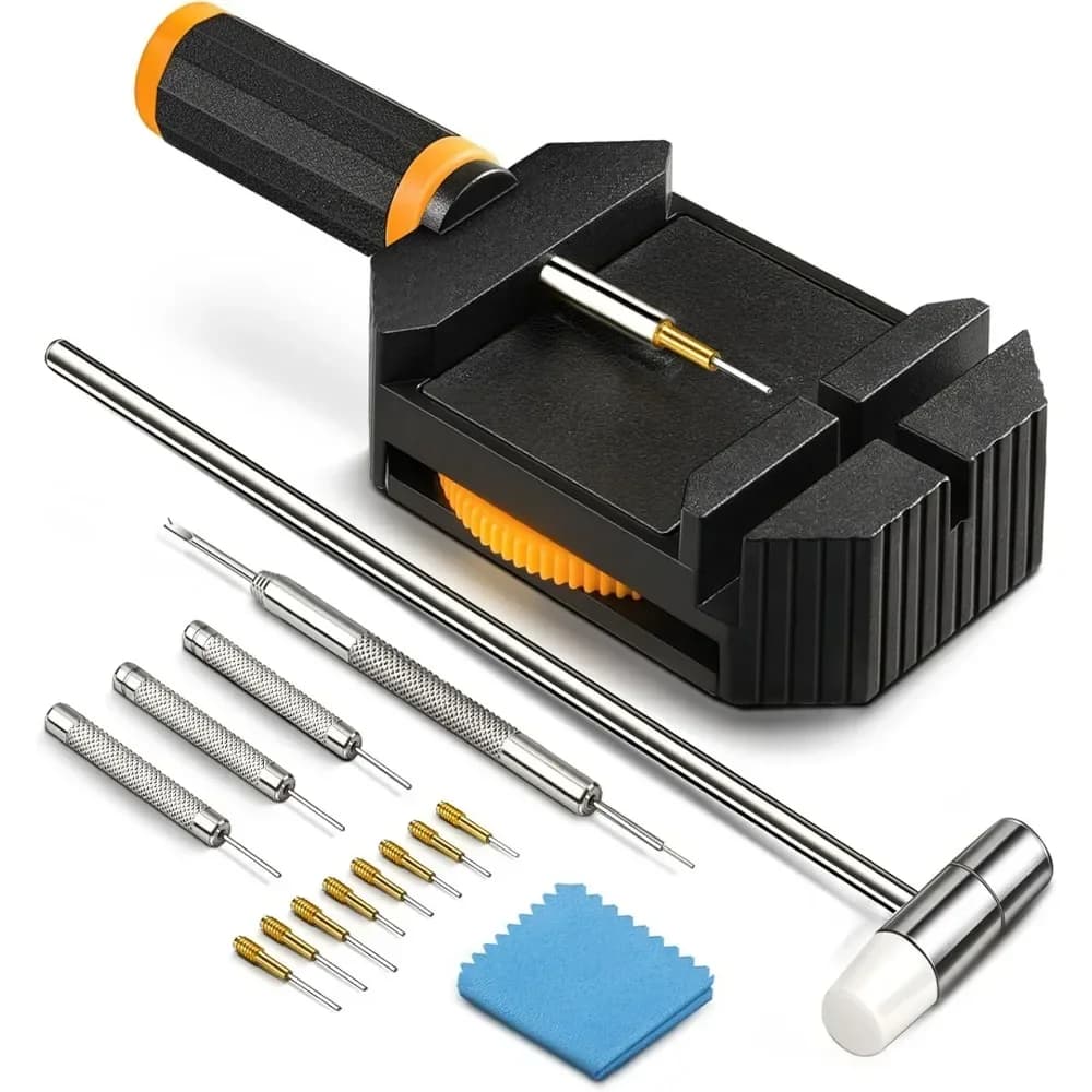 Watch Link Removal Tool Kit, Watch Band Tool Strap Chain Pin Remover Repair Tool Kit For Watch Band Strap Adjustment, Watch