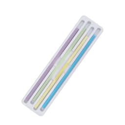 60PCS Dental Sandpaper Lightweight Portable Plastic Material 4 Colors Dental Sanding Strips for Tooth Polishing for Household