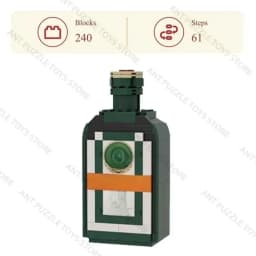 2026 Building Blocks Toys,Whiskey Bottle,Assemble Construction Toys,Puzzle Toys,Home Decor,Holiday Gifts 14+y,10 Styles in Stock