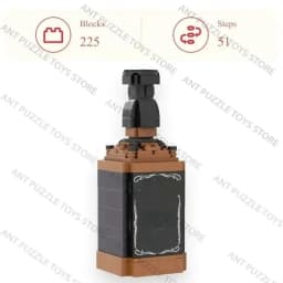 2026 Building Blocks Toys,Whiskey Bottle,Assemble Construction Toys,Puzzle Toys,Home Decor,Holiday Gifts 14+y,10 Styles in Stock