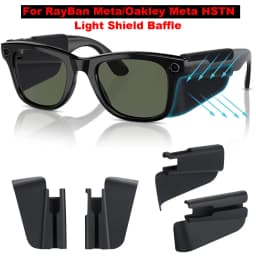 1PC For Ray-Ban Meta Wayfarer/Skyler/Headliner Smart Glasses Sillicone Anti-glare Light Shield Baffle for Meta Oakley HSTN
