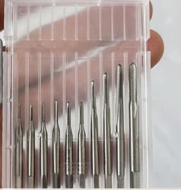 10pcs Micro Machine Screw Taps M1-M3.5 Mini Clocks and Watches Tapping Combination Equipment Tool Set
