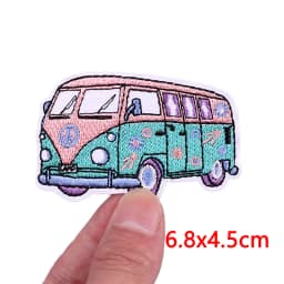 Cartoon Embroidered Patches Iron On Patches For Clothing Thermoadhesive Patches On Clothes DIY Cute Cat Patch Jacket Applique