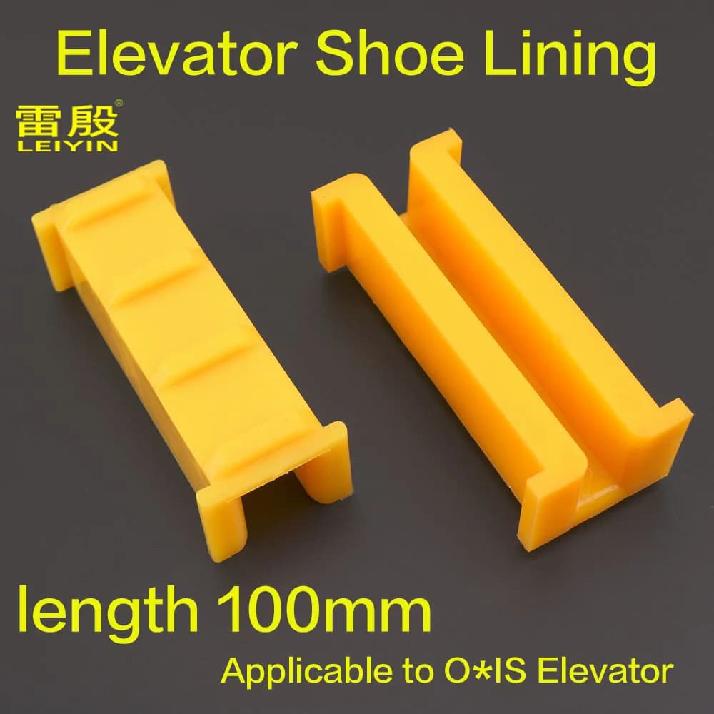 1PCS Elevator Shoe lining Applicable to O*IS Elevator length 100mm 16mm 10mm 6mm thick guide rail wear resistant