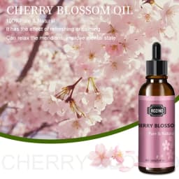 1Pcs/2Pcs/3Pcs Sakura Essential Oil: Pure Plant Essential Oil for Massage, Showering, Skin Care, Face, Body, Nails, Hair, and Eyelash Care