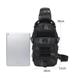 Outdoor Camping Chest Bag Tactical Backpack Sports Shoulder Hiking Climbing Ride Fishing Moore Sling EDC Fanny Pack