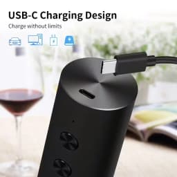 Electric Automatic Wine Opener Set Multifunction Red Wine Pourer & Stopper Ins Style Bottle Opener Gift Set for Home & Kitchen
