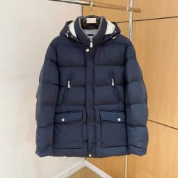 Italian Man 26FW New Style BC* Hooded down Jacket Business Casual Wear Warm and Windproof Outerwear
