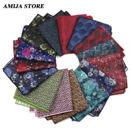 High Grade Handkerchief Man Jacquard Water Ripples Constellation Paisley Christmas's Day Party Pocket Square Handkerchiefs Suit